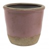 Ceramiczna Osłonka Na Doniczkę Prowansalska Różowa XL Clayre & Eef