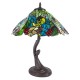 Lampa Stołowa Tiffany Duża Kolorowa G Clayre & Eef