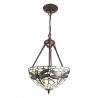 Lampa Sufitowa Tiffany z Ważkami A Clayre & Eef