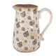Ceramiczny Dzbanek Ozdobny w Kwiaty Bzu A Clayre & Eef