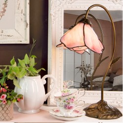 Witrażowa Lampa Stołowa Tiffany U Clayre & Eef