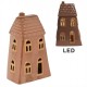 Domek LED Porcelanowy A Clayre & Eef