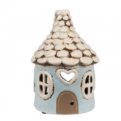 Lampion Domek Na Tealight Ceramiczny A Clayre & Eef