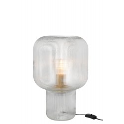 Szklana Lampa Stołowa B J-Line