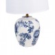 Ceramiczna Lampa Stołowa w Kwiaty B Clayre & Eef