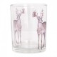 Szklane Lampiony Na Tealight w Jelenie A 2 szt. Clayre & Eef