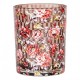 Szklane Lampiony Na Tealight w Kwiaty D 2 szt. Clayre & Eef