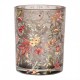 Szklane Lampiony Na Tealight w Kwiaty E 2 szt. Clayre & Eef