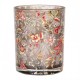 Szklane Lampiony Na Tealight w Kwiaty E 2 szt. Clayre & Eef