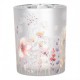 Szklane Lampiony Na Tealight w Kwiaty G 2 szt. Clayre & Eef