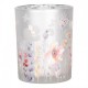 Szklane Lampiony Na Tealight w Kwiaty G 2 szt. Clayre & Eef