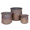 Donica Belldeco Garden Old Rust kpl. 3 szt
