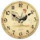 Zegar w Stylu Prowansalskim z Kogutem C