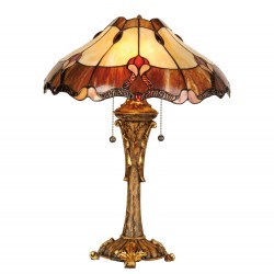Witrażowa Lampa Stołowa Tiffany Y Clayre & Eef