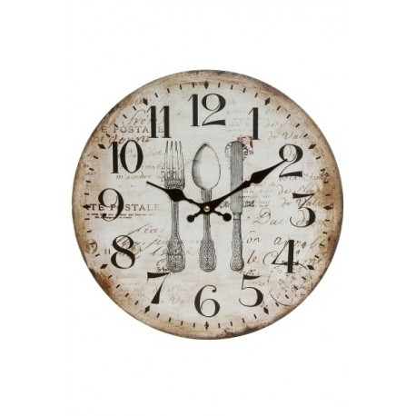 Zegar w Stylu Prowansalskim z Koroną